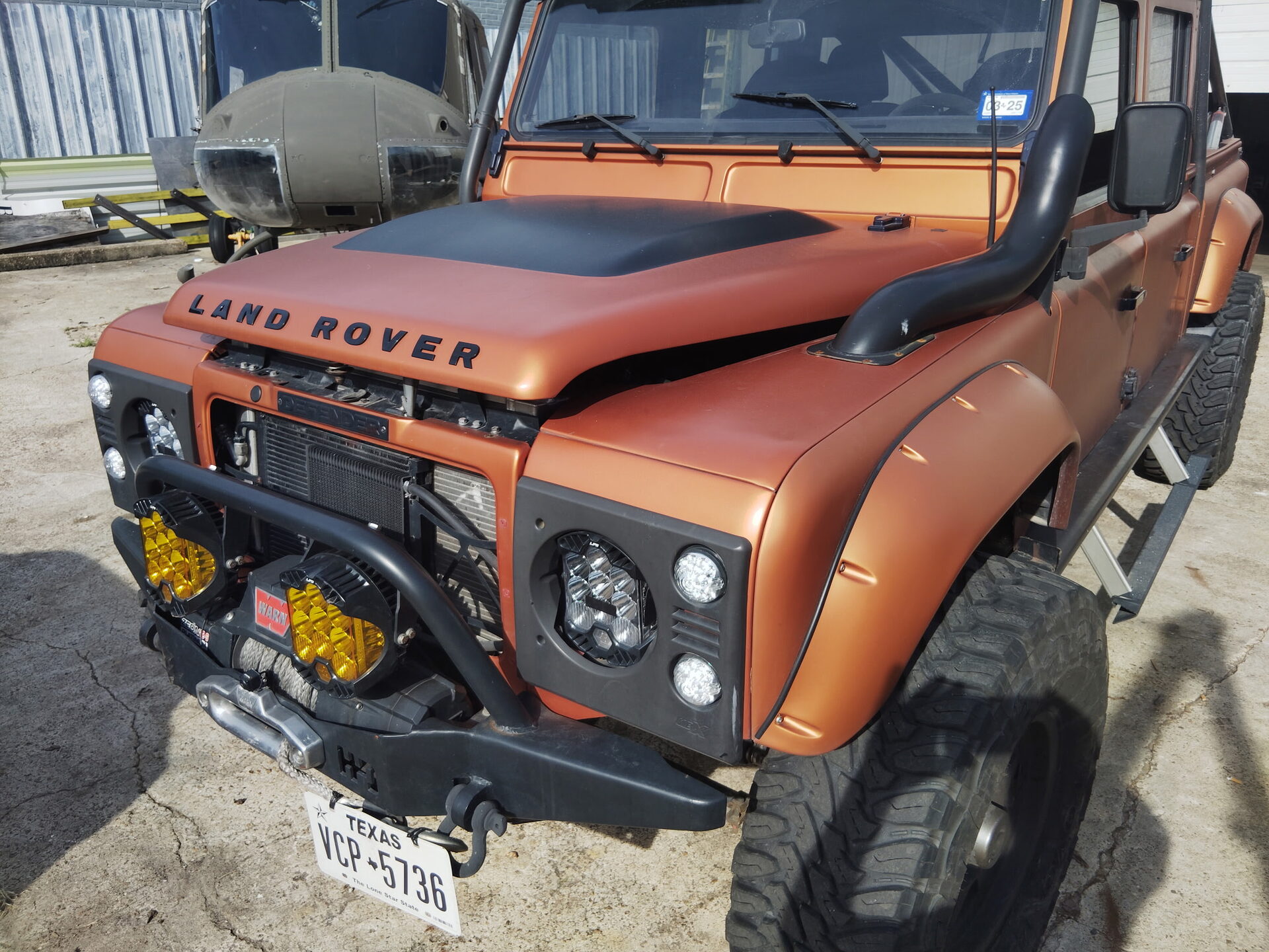 Land Rover Defender 130 LS3 Restomod built by Symphonia Werks